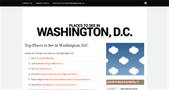 Desktop Screenshot of placesinwashingtondc.com